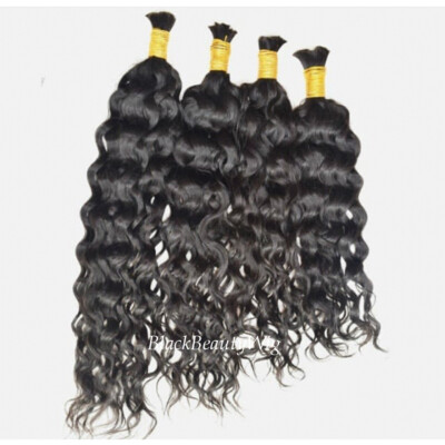 Deep Wave Human Hair Bulk For Braiding Brazilian Bulk Hair Extension 1Pcs/Order