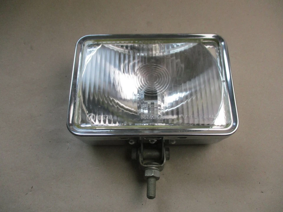 Oldtimer Mercedes Opel BMW Borgward Chrom Zusatzscheinwerfer Hella 17cmx12cmx6cm - Bild 4 von 4