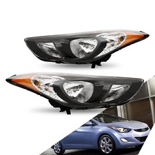 Headlight Assembly For 2011-2013 Hyundai Elantra Halogen Headlamp