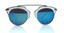Dillon | Modern Cat Eye Mirrored Flat Lens Sunglasses Circle Amber Dillon | Modern Cat Eye Mirrored Flat Lens Sunglasses Circle Amber
