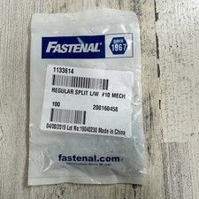  10 Mechanical Zinc Finish Medium Split Lock Washer QTY 100