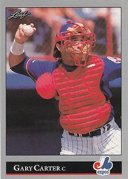 Gary Carter 1992 Leaf #442 Montreal Expos