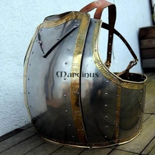 Medieval Knight Chest plate Warrior Churburg Cuirass Armor Halloween Costume