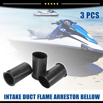 Piece of 3 Intake Duct Flame Arrestor Bellow fit for Kawasaki PWC