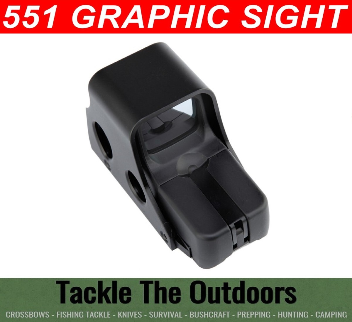 551 Graphic Sight Tactical Holographic Reflex Red / Green Reticle