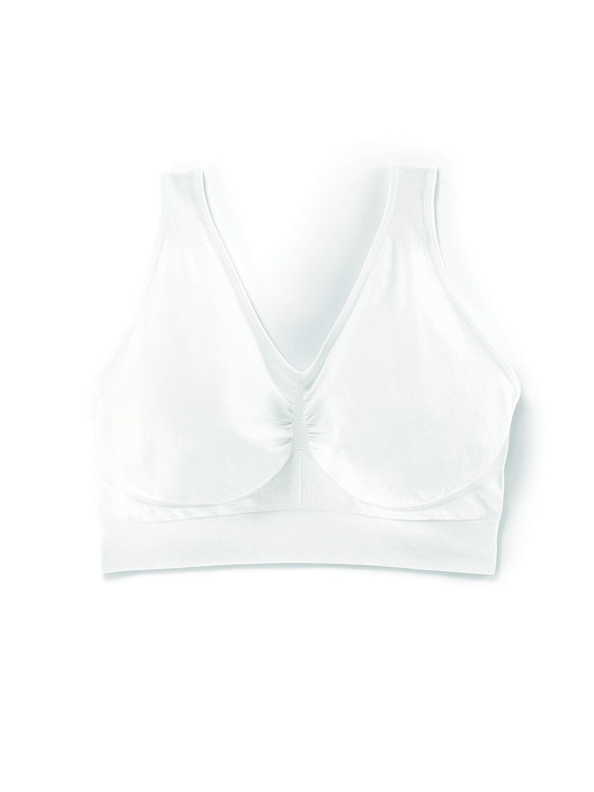 JUST MY SIZE womens Pure Comfort Plus Size Mj1263 Bra, White, 6XLarge