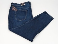 Ava  Viv Women's Dark Wash Skinny Denim Plus Size Jeans Size 26W