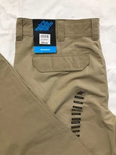 Eastern Mountain Sports Excursion Convertible Pants Mens Size 36 Khaki Zip Off