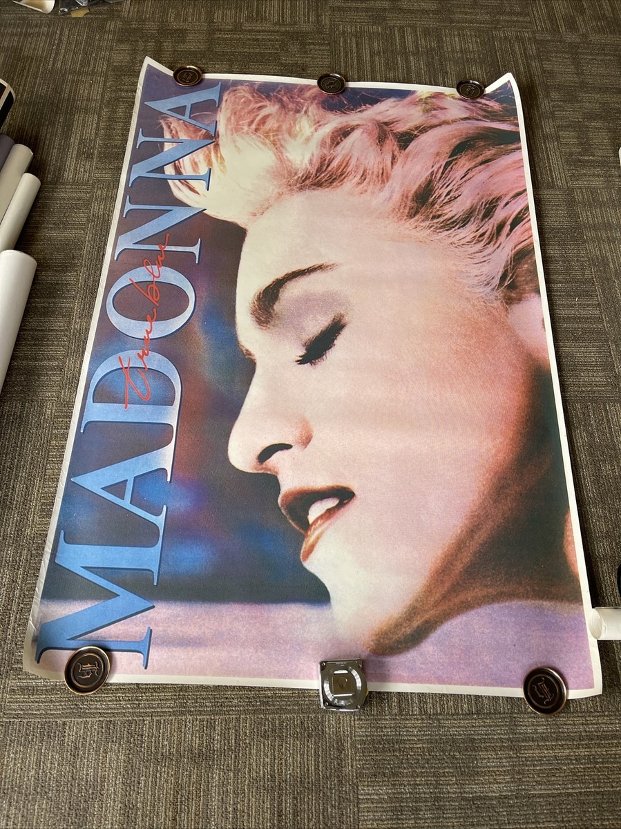 マドンナ　TRUE BLUE　1986年 US製 宣伝用 ディスプレイスタンド マドンナ TRUE BLUE 1986年 US製 宣伝用 ディスプレイスタンド