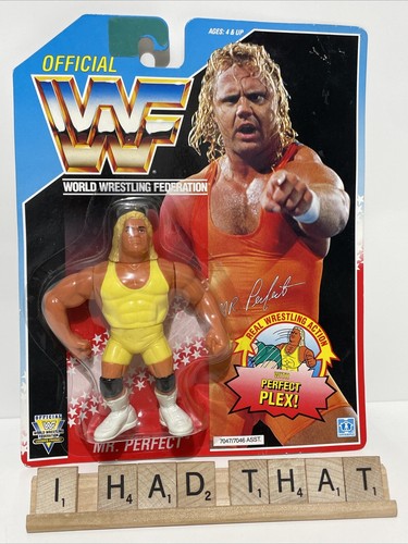 Hasbro WWF Series 3 Blue (American Card) Mr Perfec...