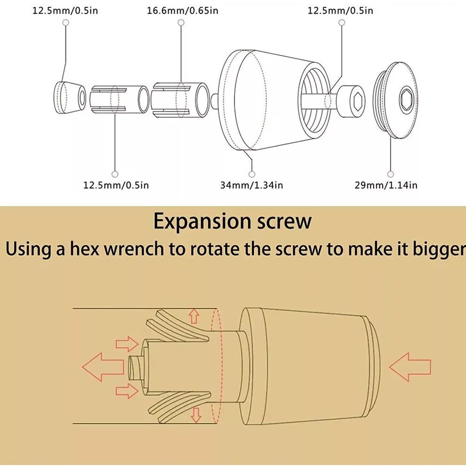 For Honda CBR600RR CBR1000RR CBR Motorcycle CNC Handlebar Hand Grips Caps Covers Foto 3 de 4