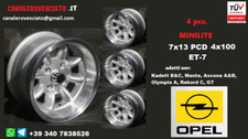 Jantes jantes record Minilite 7j 13 4x100 ET-7 OPEL Kadett Manta Ascona Olympia