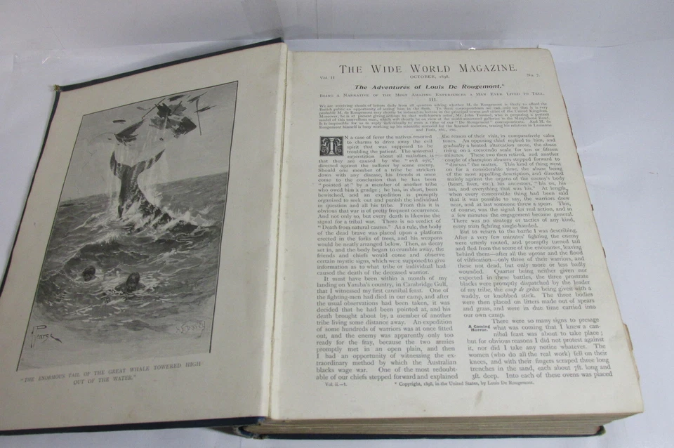 The Wide World Magazine, Volume II, October to March 1898-99, Rare book - Image 3 of 4