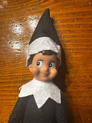 The Elf on the Shelf (Boy) Black & White Christmas Elf