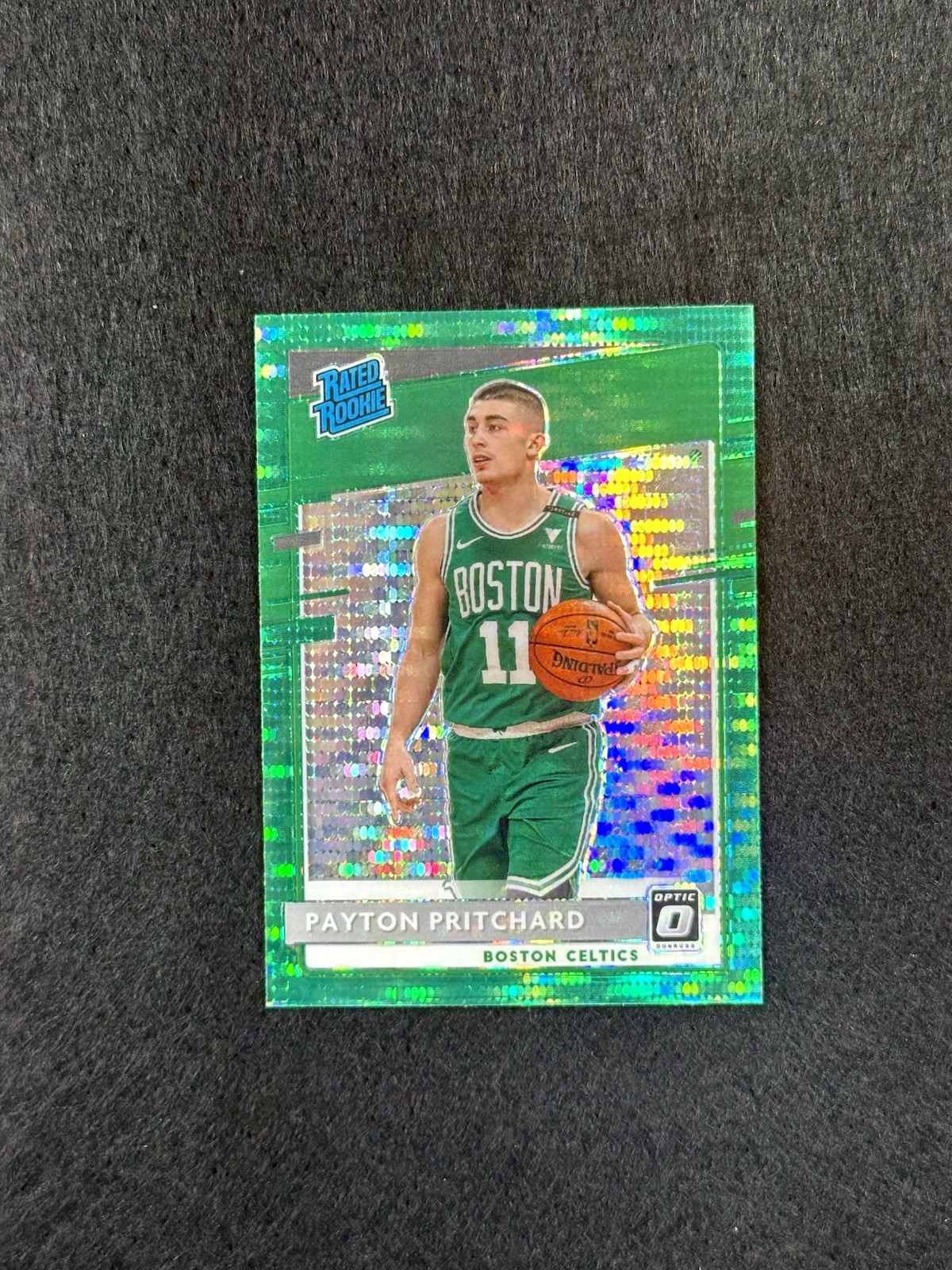 2020-21 Panini Donruss Optic Payton Pritchard Green Pulsar Rated Rookie RC #176