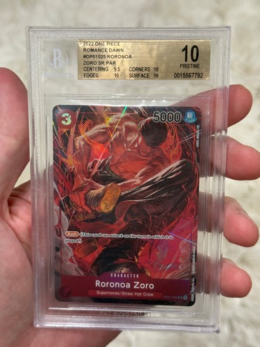 Roronoa Zoro (Parallel) graded BGS 10 for sale on eBay