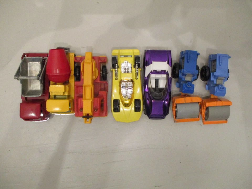 VINTAGE CORGI DIE CAST CARS(7) JUNIORS/ROCKETS RAY GO RASCAL-ALFA ROMEO-HOT ROD+ - Image 2 of 4