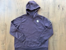 Carhartt Iconic Clarksburg Logo Hoodie Sweatshirt Purple 102791-V27 Women's 2X