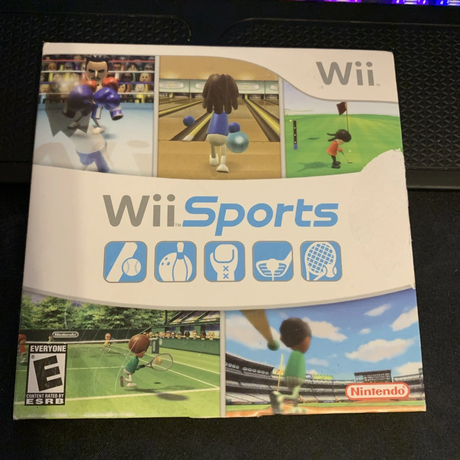 Wii Sports (Nintendo Wii, 2006) Complete w/ manual and sleeve!