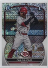 2023 Bowman Chrome Prospects Mega Box Mojo Refractor Carlos Jorge #BCP-120 m5w