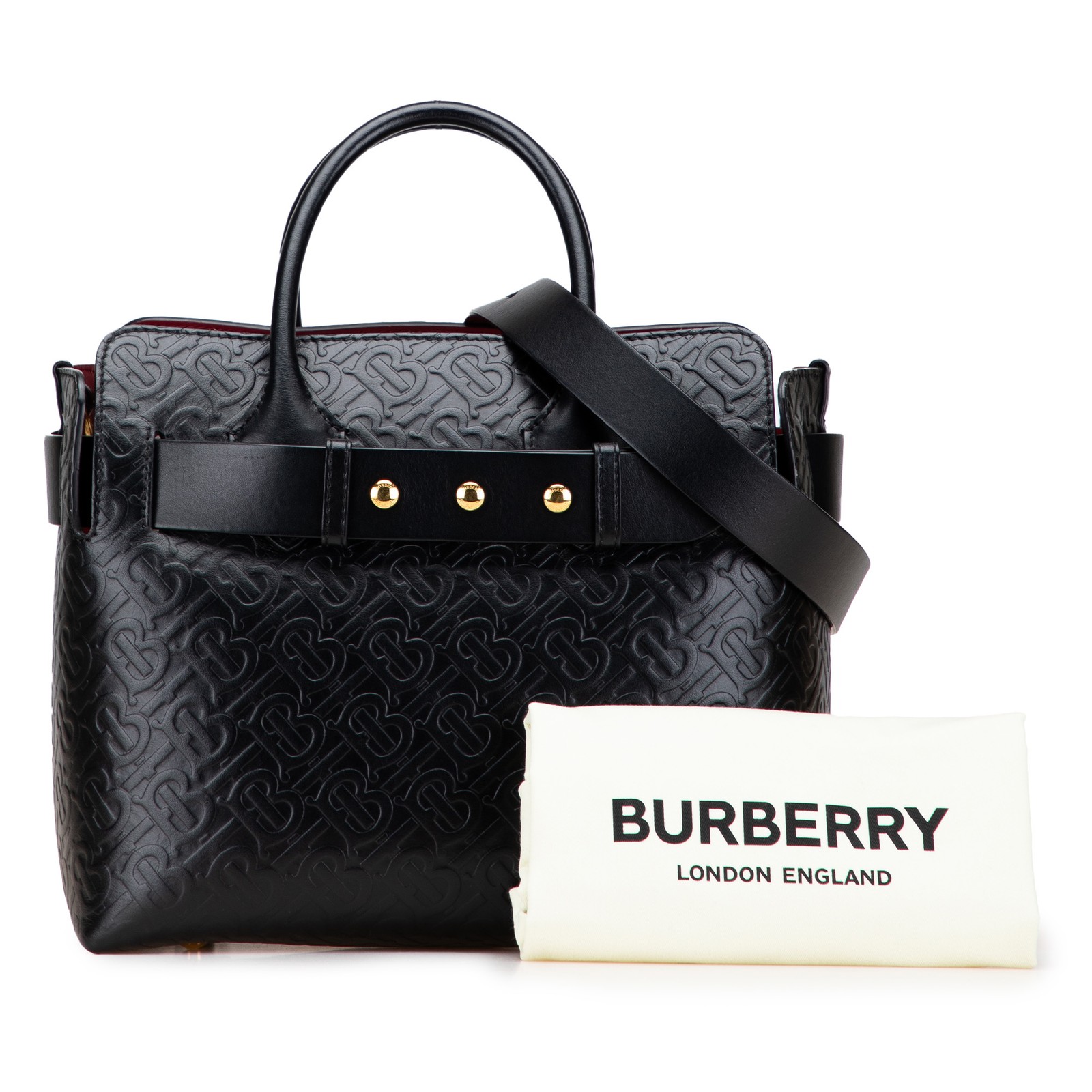 Authenticated Burberry Small TB Monogram Embossed… - image 10
