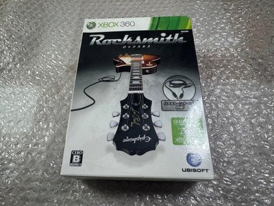 Rocksmith Xbox 360 Bundle mit Real Tone Kabel Ubisoft NTSC-J Neu Versiegelt J...