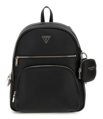 GUESS Power Play II Tech Backpack L Rucksack Freizeitrucksack Black schwarz Neu
