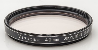Vivitar Skylight Filter Lens (1A) 1 A 49mm 49 mm
