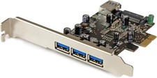 Image of StarTech.com 4 Port PCI Express USB 3.0 Card - 3 External and 1 Internal - Nati