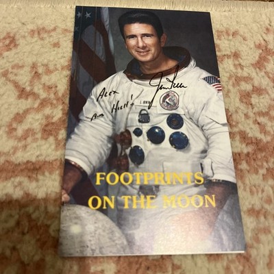 JAMES IRWIN APOLLO 15 NASA ASTRONAUT SIGNED PAMPHLET 3 1/2  X 6 