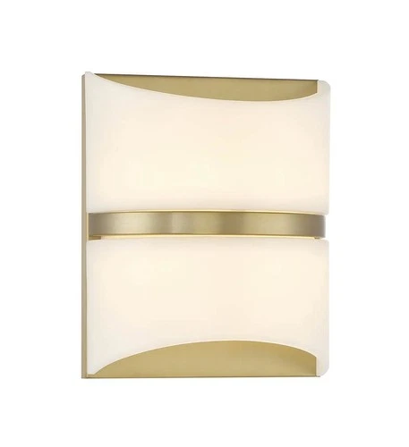 Minka Lavery 822-L Velaux 11" Tall LED Wall Sconce - Brass - Picture 8 of 11