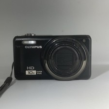 Olympus Digital Camera VR-310 14.0MP 10x Optical Zoom Black Tested READ
