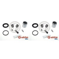 2X Autofren Bremssattel RAPARATUR-SATZ Hinten Passend FüR KIA Carnival Soul