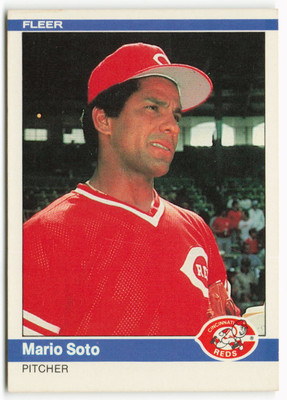 1984 Mario Soto Fleer - Cincinnati Reds | eBay