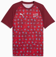 Puma Schweiz Warm Up Jersey WM SFV Prematch Shirt Suisse Aufw&auml;rmtrikot Gr.M-3XL