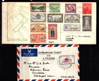 NEW ZEALAND - 1946 PEACE  set SG 667-677 on Registered FDC + Coronation cover