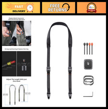 Adjustable Camera Shoulder Strap with Quick Release Plate for DSLR/SLR, Anti-Sli