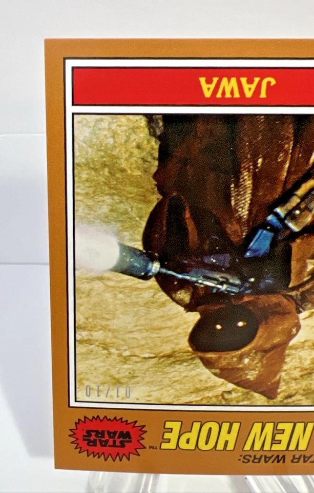 2023 Star Wars Jawa #70 Card Bronze Variation 1/10 Throwback Thursday - Image 4 of 4