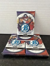 (5) 2025 Bowman Chrome Baseball Packs From Mega Box