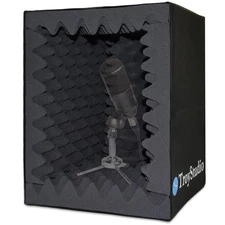 Portable Vocal Booth, Large Foldable Microphone Isolation Shield, Music