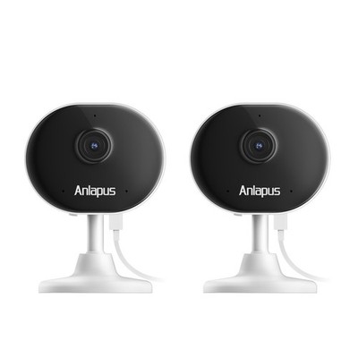 Anlapus 2Pcs Security WiFi Camera Home Baby/Pet Monitor Surveillance Home  1080P