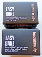 2X HUDA BEAUTY EASY BAKE CHERRY BLOSSOM CAKE LOOSE SETTING POWDER SET 2X0.8GMINI