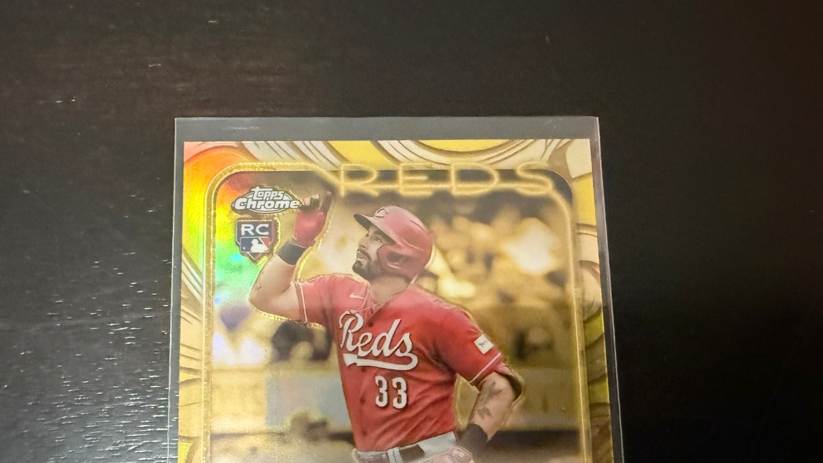 2024 Topps Chrome Gilded Auto Christian Encarnacion-Strand Gold 01/75 #CGA-CE view 4