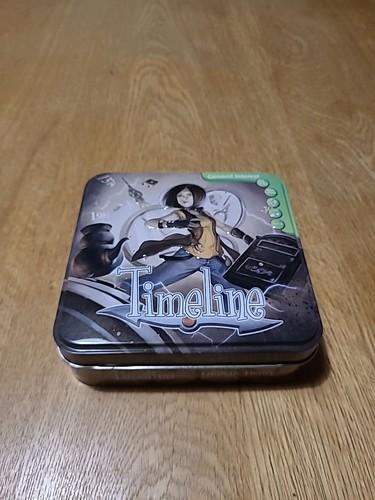 TIMELINE "General Interest" Metal Tin Card Game (Frédéric Henry)