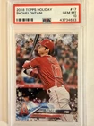 2018 Topps Holiday - Shohei Ohtani Rookie Snowflake. SP 💎 PSA 10 🔥Auction 🔥
