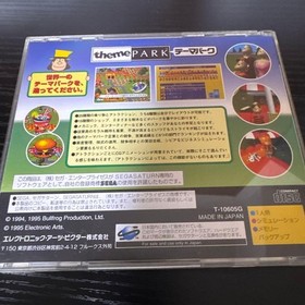 Theme Park Sega Saturn NTSC-J Japan Authentic Untested