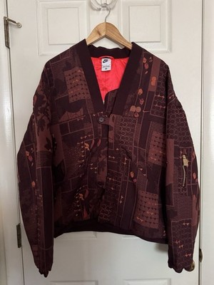Nike Naomi Osaka Jacquard Jacket FV7795‑652 Women's XL Burgundy