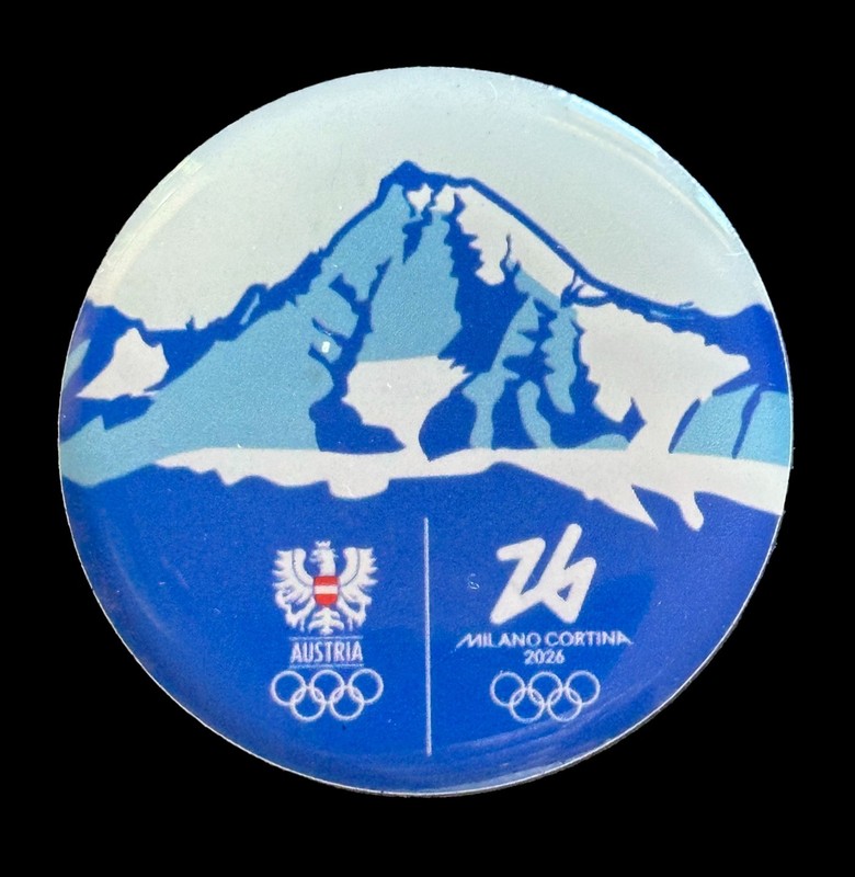 Beautiful Milano-Cortina 2026 Winter Olympics - Austria NOC Pin