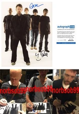 RADIOHEAD BAND x3 SIGNED 8x10 PHOTO PHILIP SELWAY +2 w/EXACT PROOF AUTOGRAPH COA