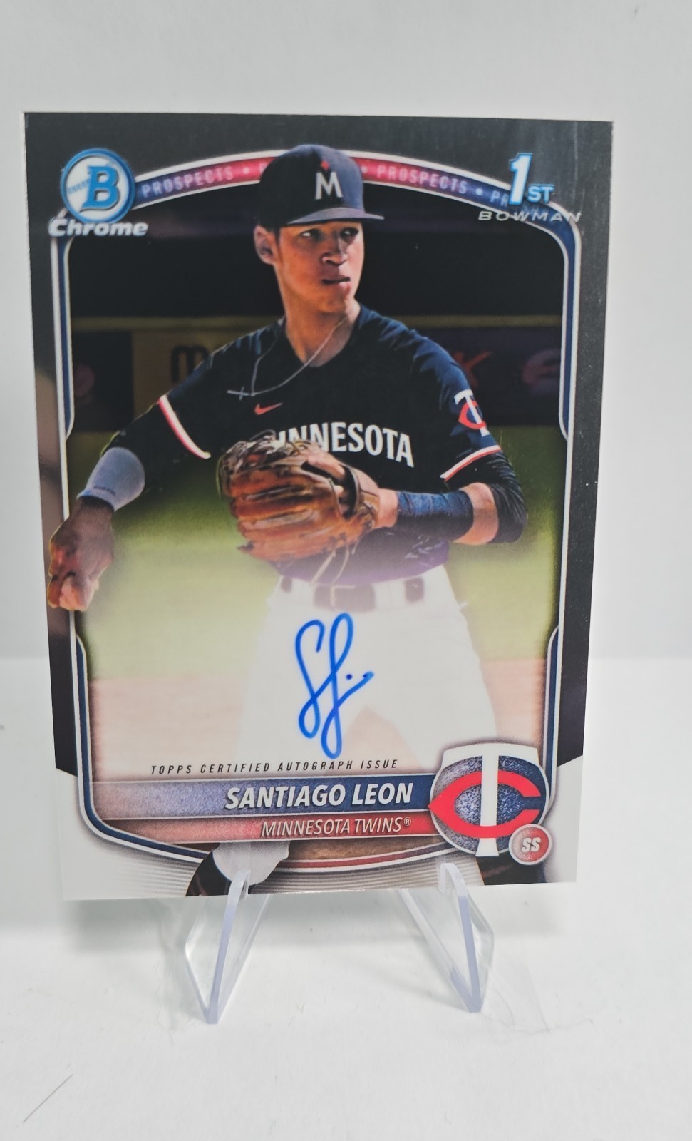 2025 Bowman Chrome - Prospect Autographs Santiago Leon#CPA-SL Free Shipping
